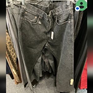 R13 Charcoal Straight Leg Women's Jeans